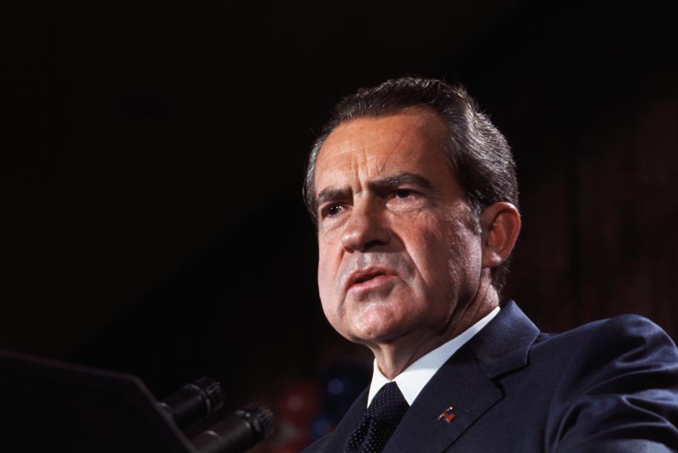 President Richard Nixon after Election to Second Term