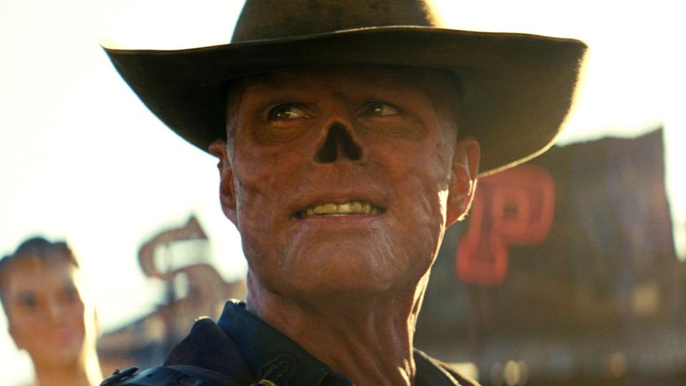Walton Goggins as The Ghoul in "Fallout" Season 1.