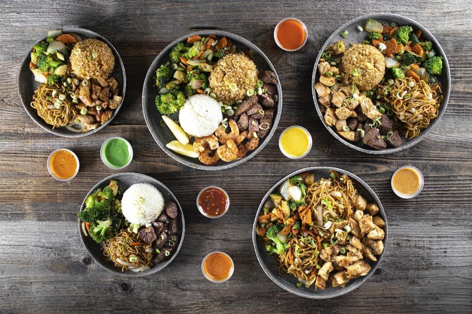 Volcano Grille Assorted Plates