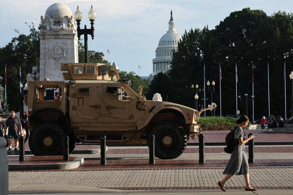 Trump Increases Federal Law Enforcement Presence, Deploys National Guard In Nation's Capital