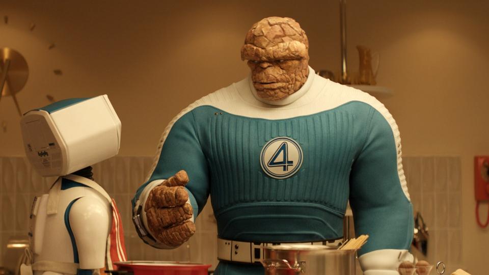 Ebon Moss-Bachrach in "The Fantastic Four: First Steps."
