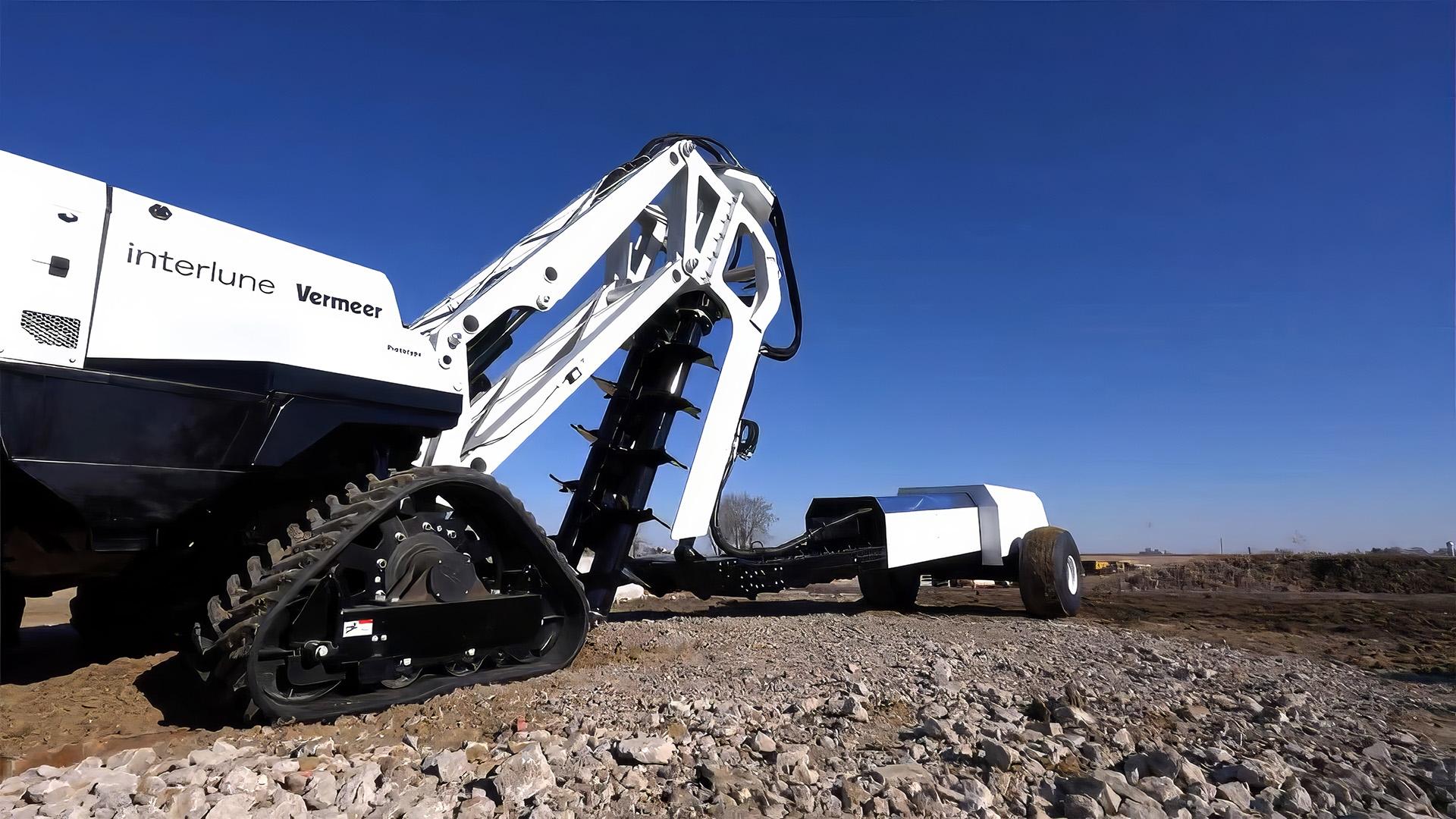 Interlune's excavation prototype