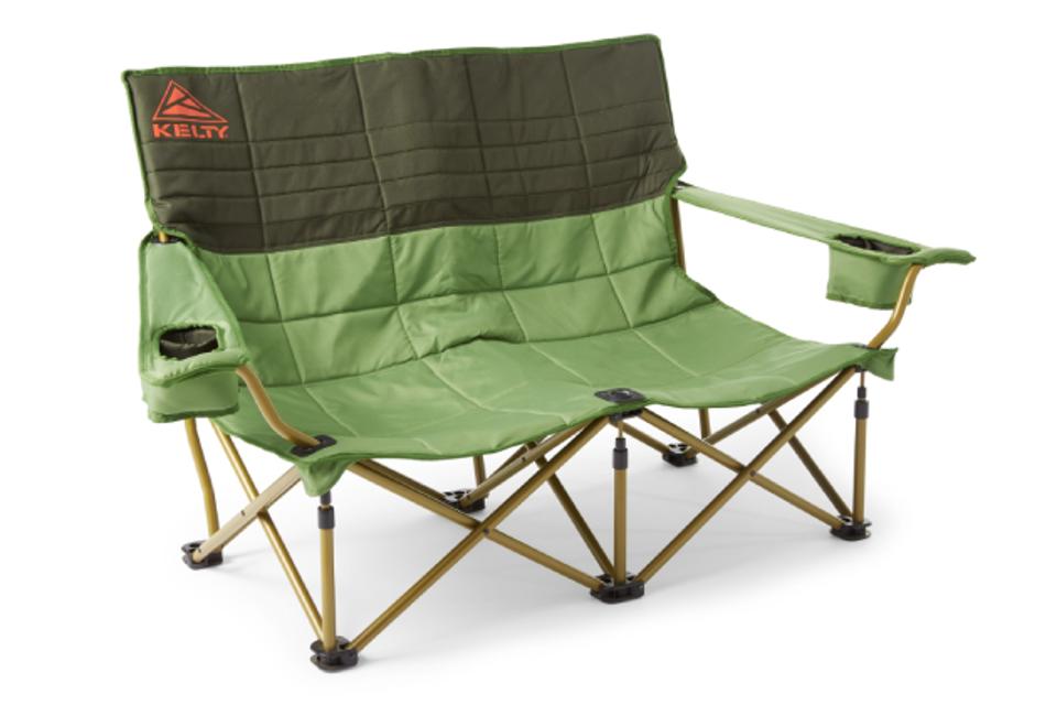 Kelty Low Loveseat in the Dill/Duffle colorway.