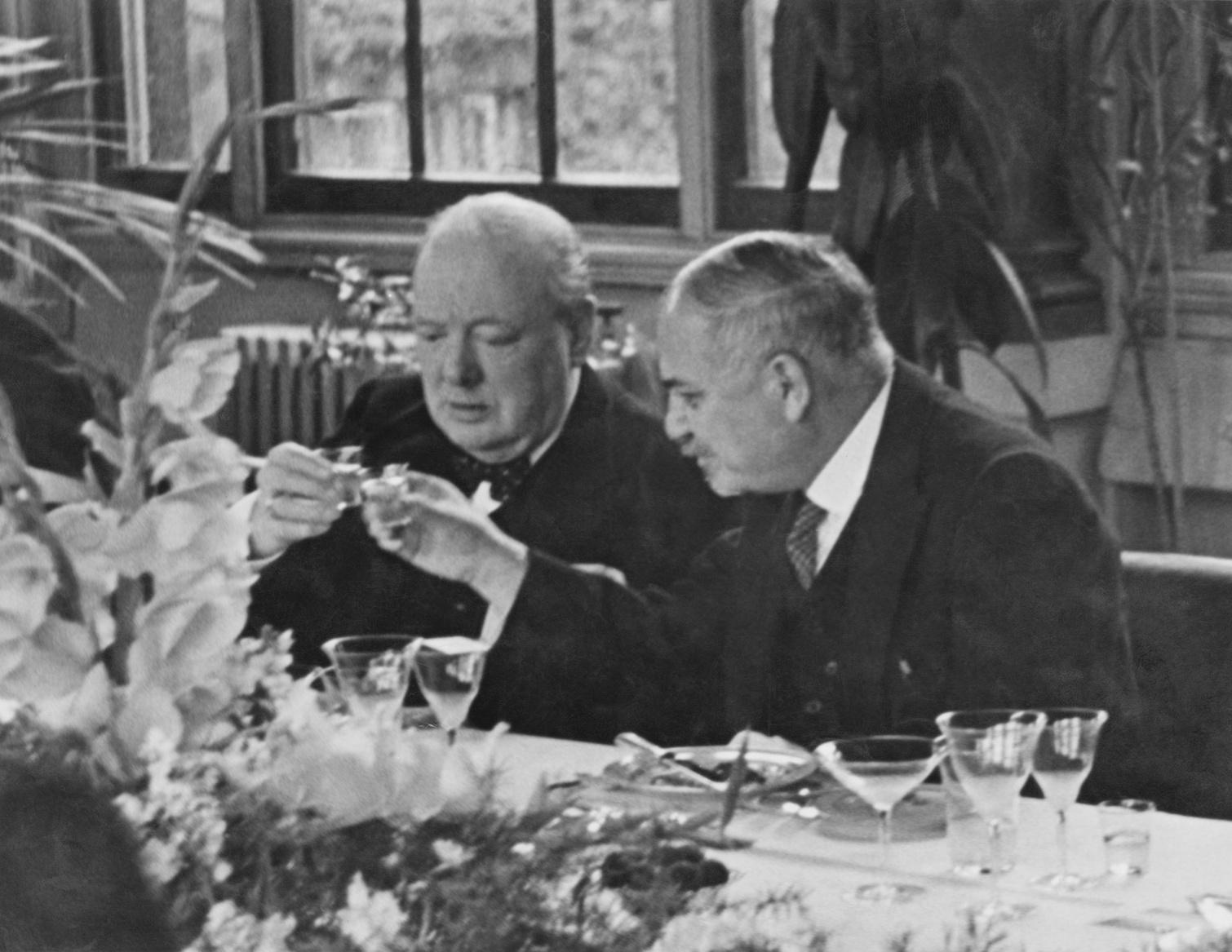 Churchill And Soviet Ambassador Ivan Maisky