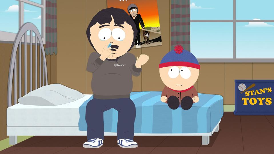 Randy and Stan in "South Park" Season 27, Episode 3, "Sickofancy."