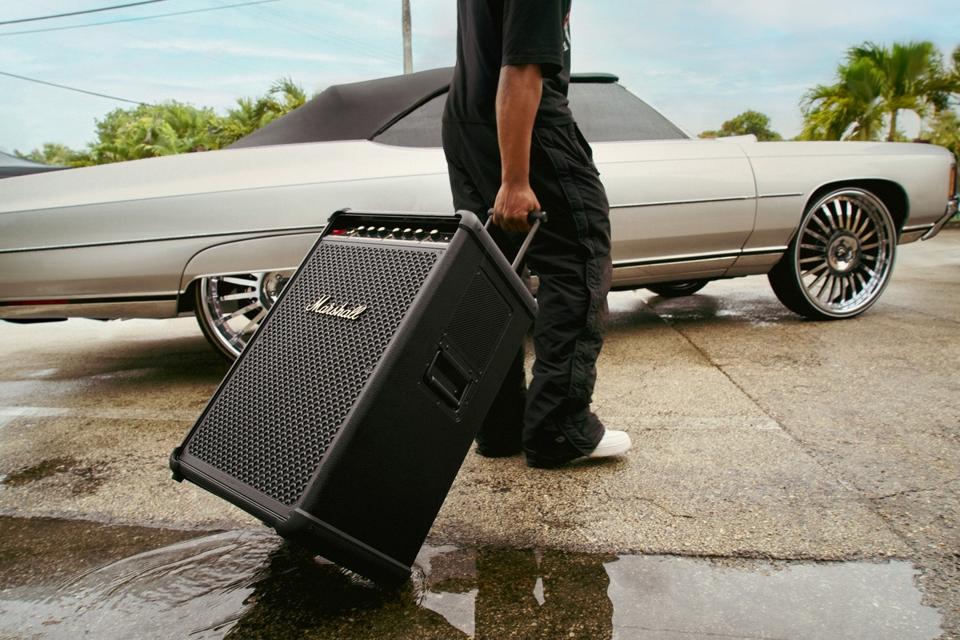 マーシャル750 スティッチ Marshall's Bromley 750 Speaker Is A Real Party Animal Especially