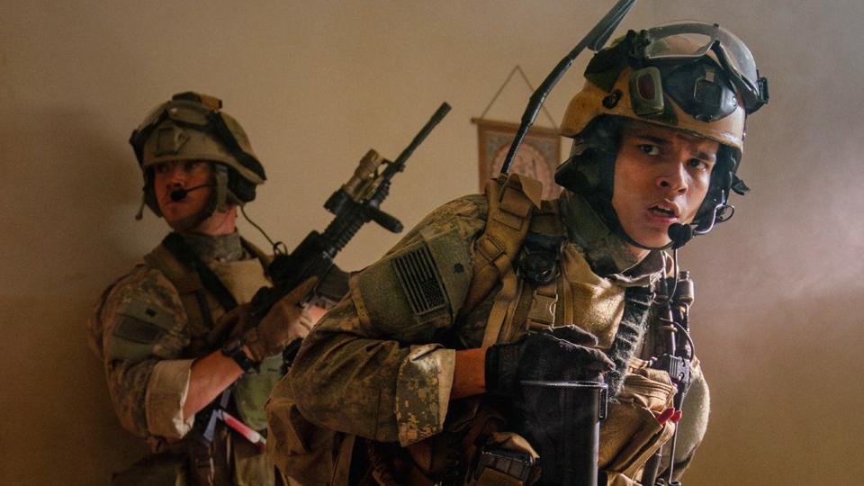 Will Poulter and D'Pharaoh Woon-A-Tai in "Warfare."