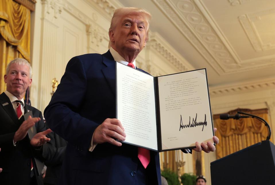 President Trump Signs Executive Order On Energy Production