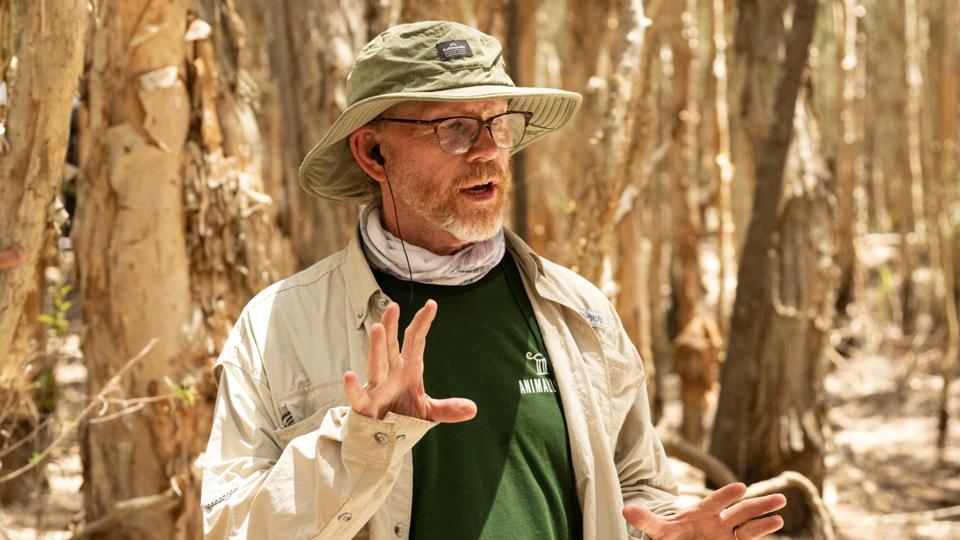 Ron Howard on the set of "Eden."