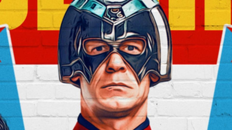 Partial "Peacemaker" poster featuring John Cena.