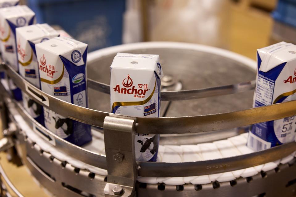 Milk Production at Fonterra Cooperative Facility