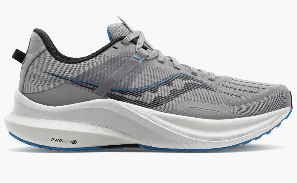 A product shot of the Saucony Tempus Road-Running Shoes.