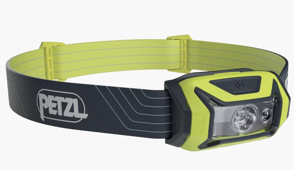 A product shot of the Petzl Tikka Headlamp.