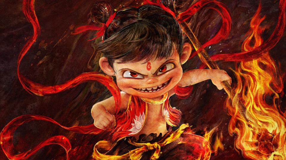 "Ne Zha II" partial movie poster.