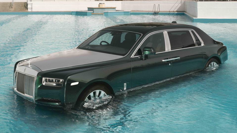 Rolls-Royce Recreates Keith Moon Pool Stunt for Phantom Centennial