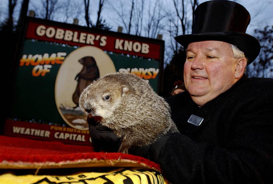 Punxsutawney Phil Makes Annual Groundhog Day Appearance