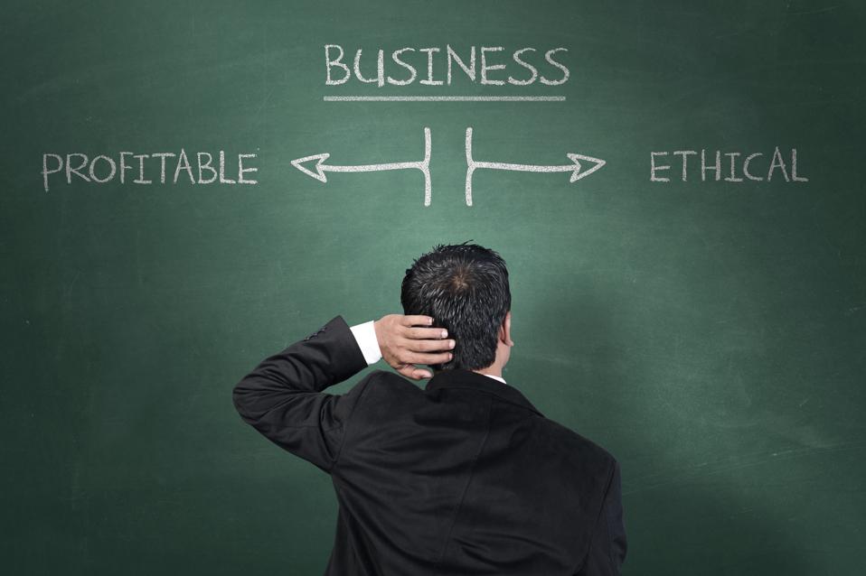 Profitable or ethical business