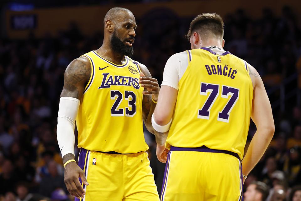 Utah Jazz in Los Angeles Lakers