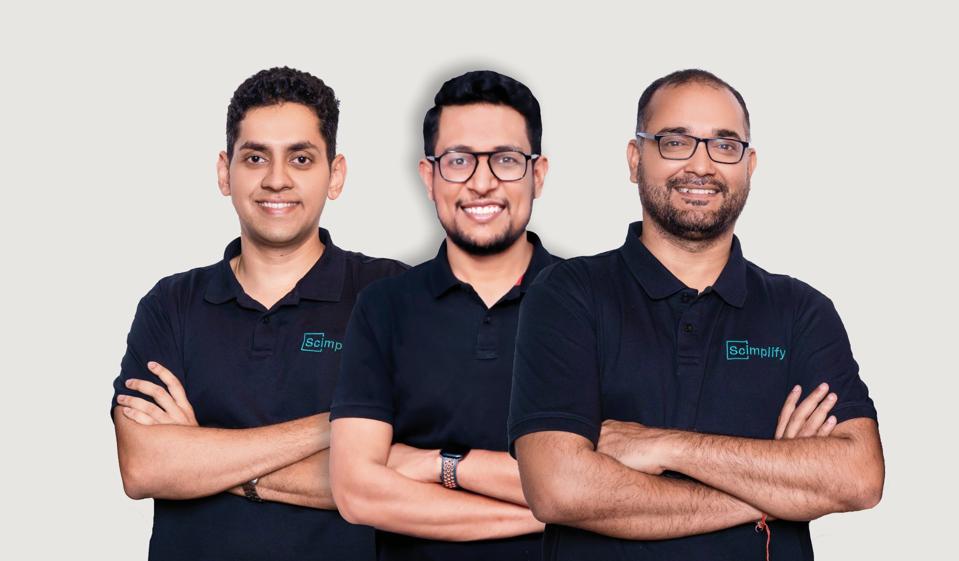 From left: Dheeraj Dhingra, Salil Srivastava and Sachin Santhosh.