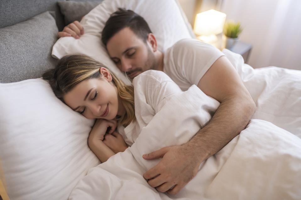 Couple in the bed