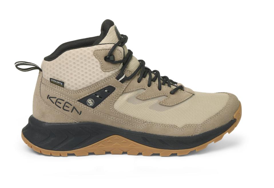 A product shot of the Keen Hightrail Mid Waterproof Hiking Boots.