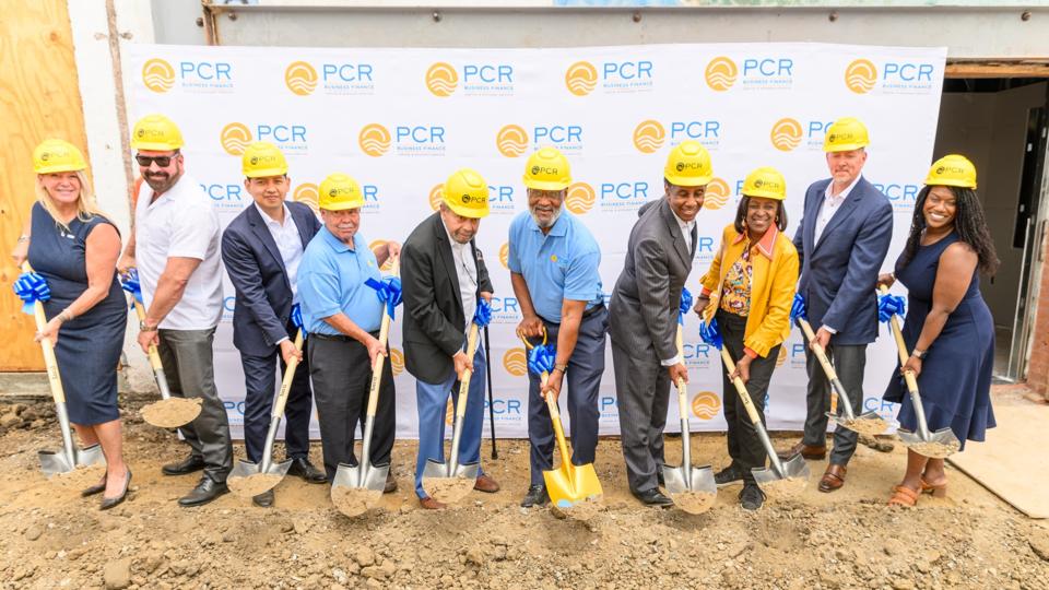 PCR Partners and Board Members at the Symbolic Shoveling Ceremony