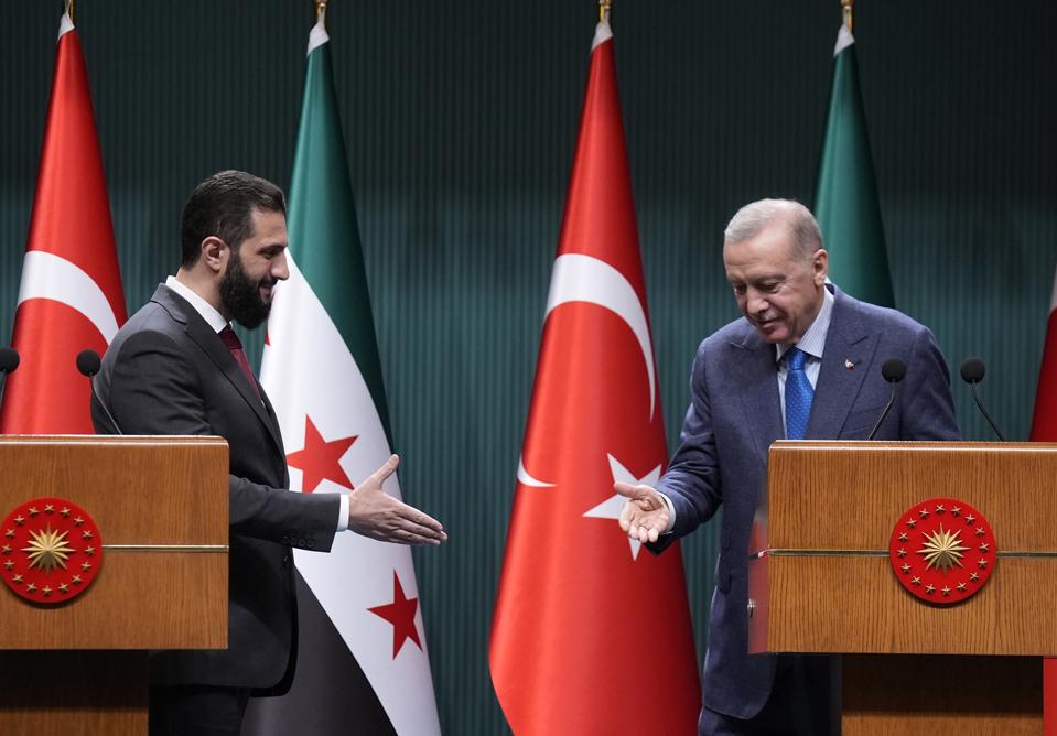 Recep Tayyip Erdogan - Ahmad al-Sharaa meeting in Ankara