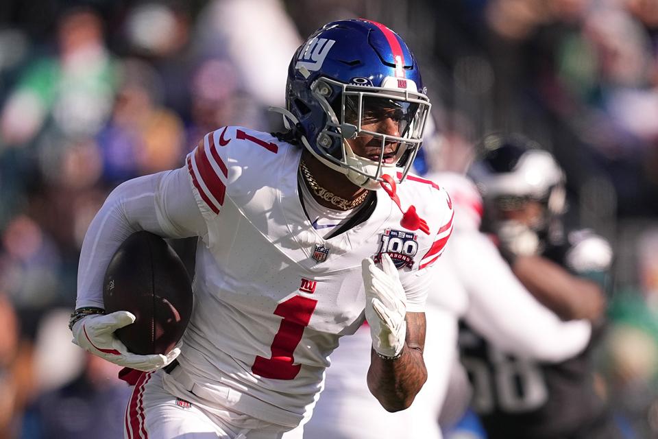 New York Giants wide receiver Malik Nabers.