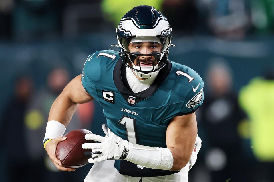 Philadelphia Eagles quarterback Jalen Hurts.