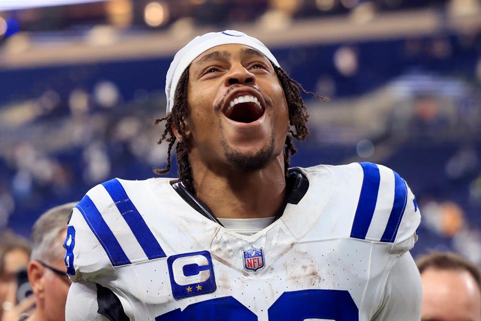 Indianapolis Colts running back Jonathan Taylor.