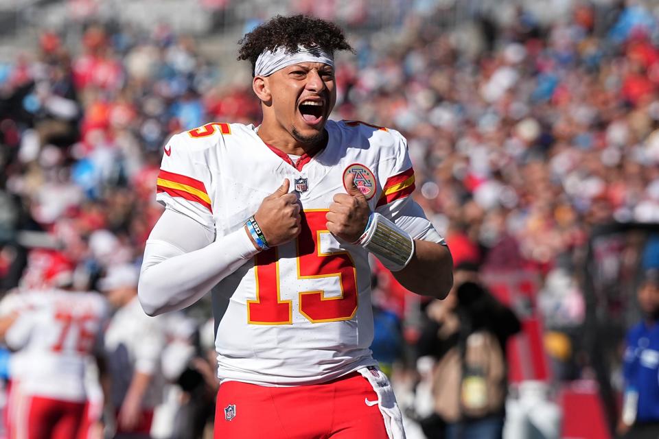 Kansas City Chiefs quarterback Patrick Mahomes.