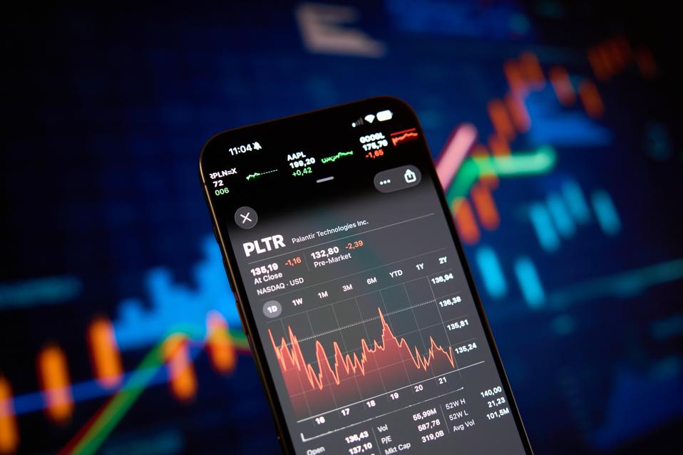 Palantir Stock Price Illustration