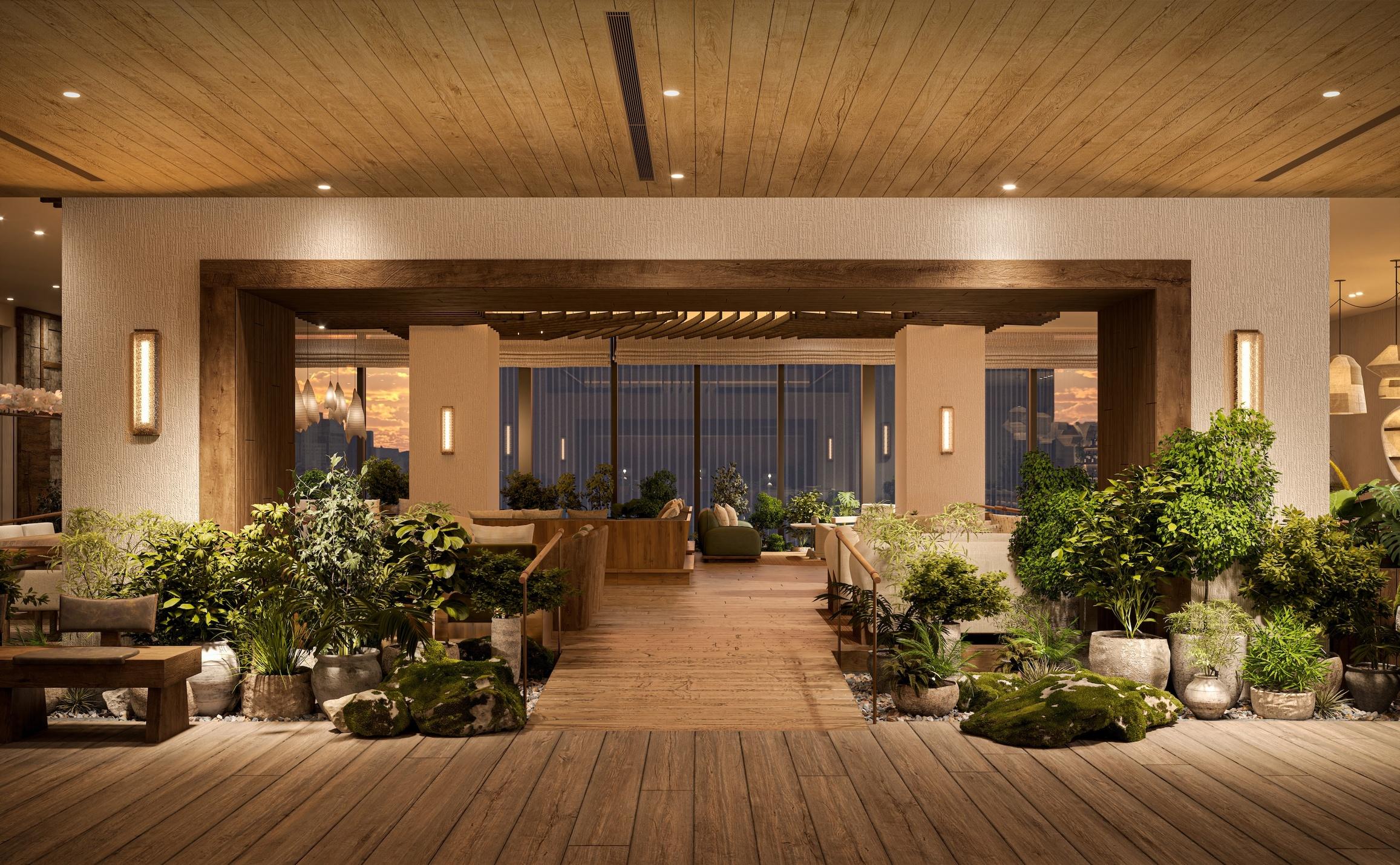 1 Hotel Tokyo Lobby View