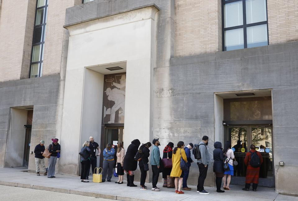 Health And Human Services Department Employees Collect Their Belongings, As More Cuts Are Announced By Trump Administration