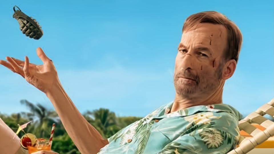 Bob Odenkirk in "Nobody 2" partial poster image.
