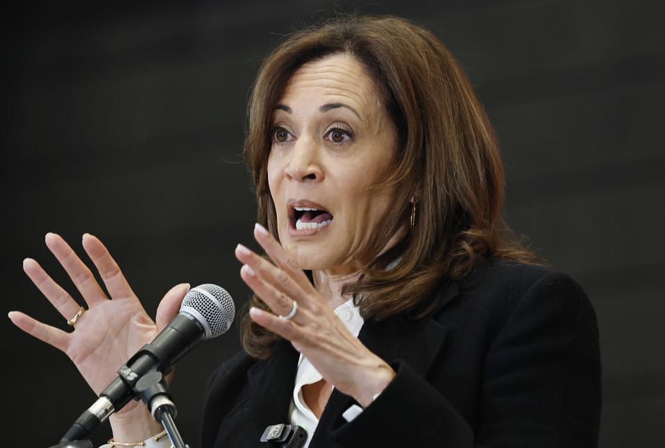 Former Vice President Kamala Harris Attends The State Of The People Power Tour In Los Angeles