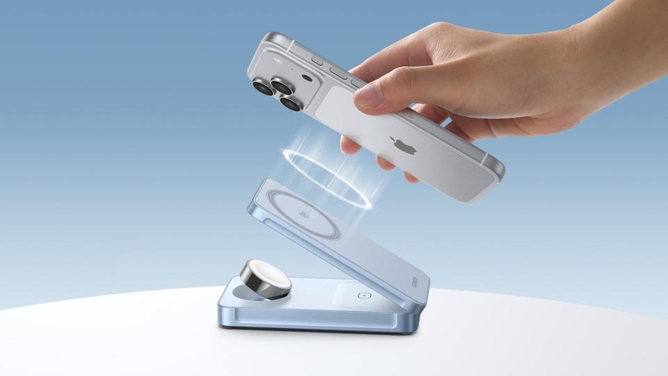 MagFlow Foldable 3-in-1 Wireless Charger