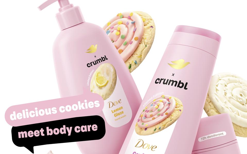 Dove x Crumbl_Global_Usage_Rights; Dove, Unilever, Branding, Marketing