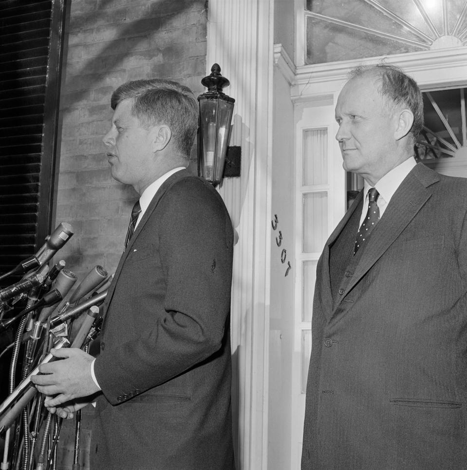 President-elect Kennedy with C. Douglas Dillon