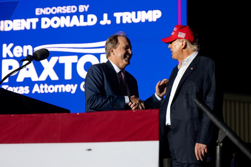 Former President Trump Holds Rally In Robstown, Texas