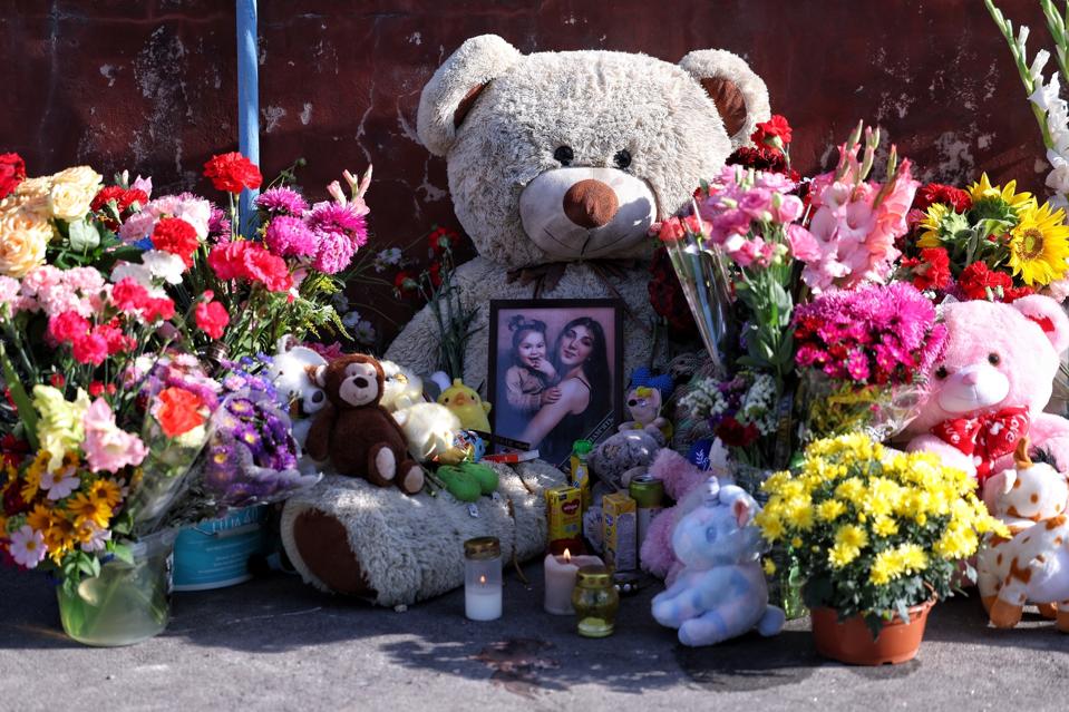 Goodbye Ceremony in Kiev for victims of Russian Drone and Rocket attacks