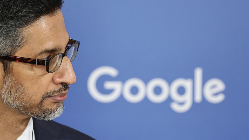 Polish PM Donald Tusk And Google CEO Sundar Pichai Meeting In Warsaw