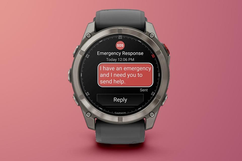 Garmin Fenix 8 Pro rendered image. 
