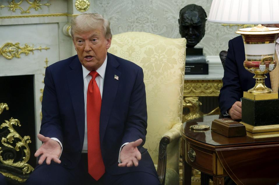 President Trump Meets With Visiting Polish President Karol Nawrocki At The White House