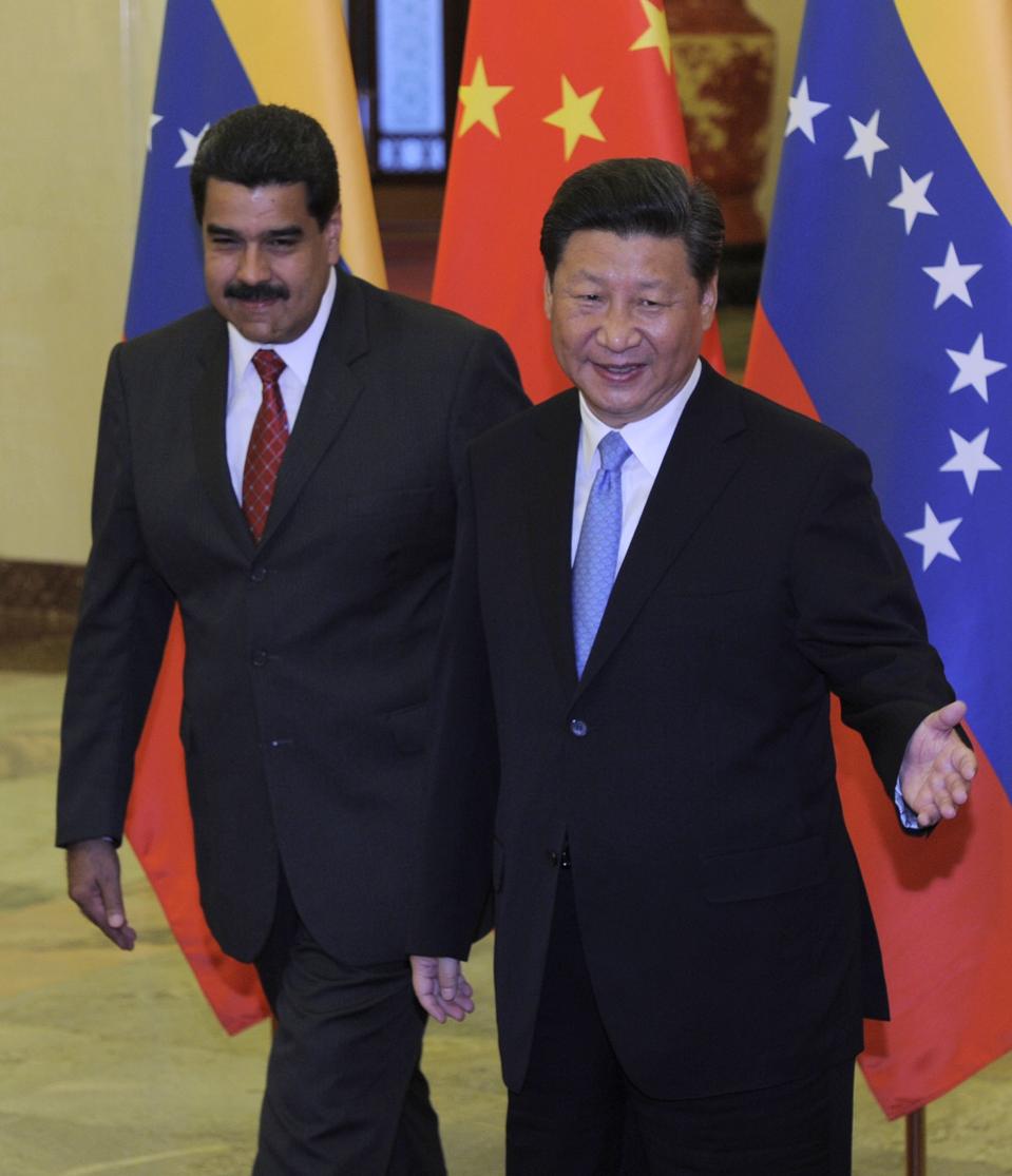 Chinese President Xi Jinping Meets Venezuela's President Nicolas Maduro