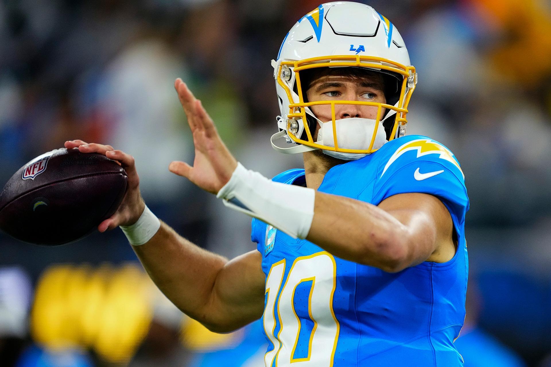 Los Angeles Chargers quarterback Justin Herbert.