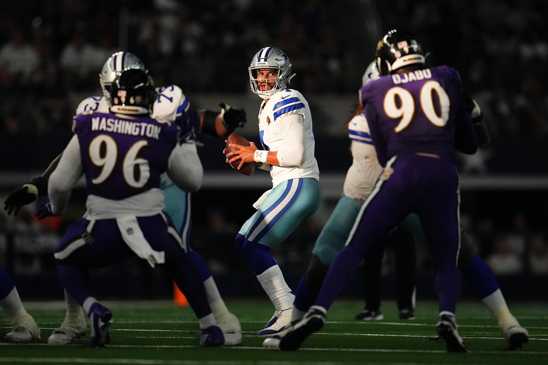 Dallas Cowboys quarterback Dak Prescott.
