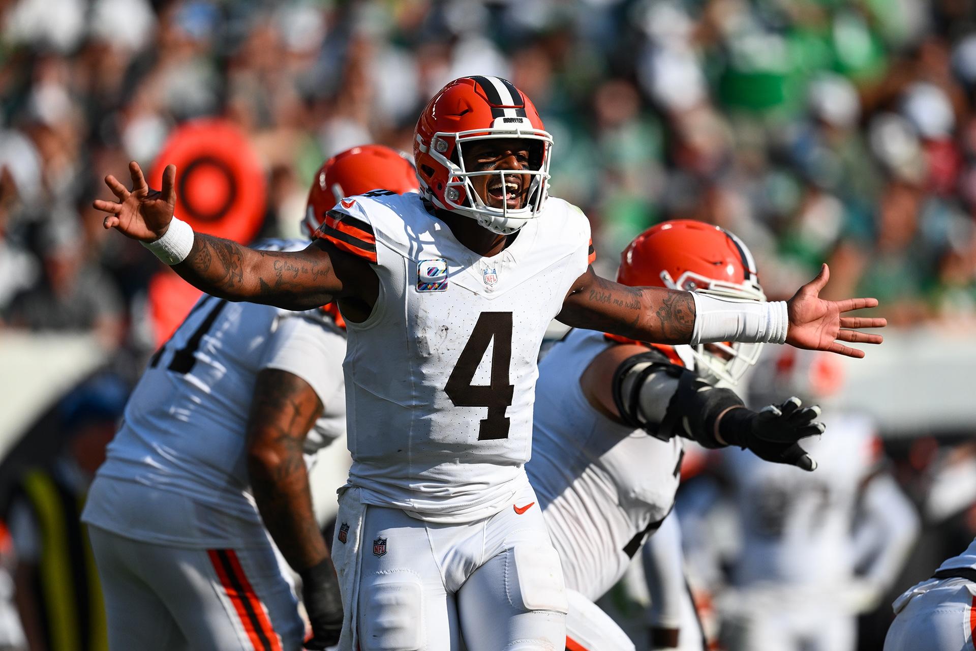 Cleveland Browns quarterback Deshaun Watson.