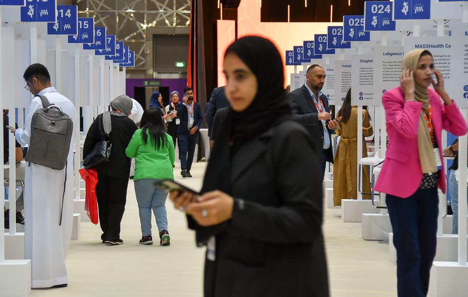 2024 Rowad Conference PME Summit. (Photo de Noushad Thekkayil / Nurphoto via Getty Images)
