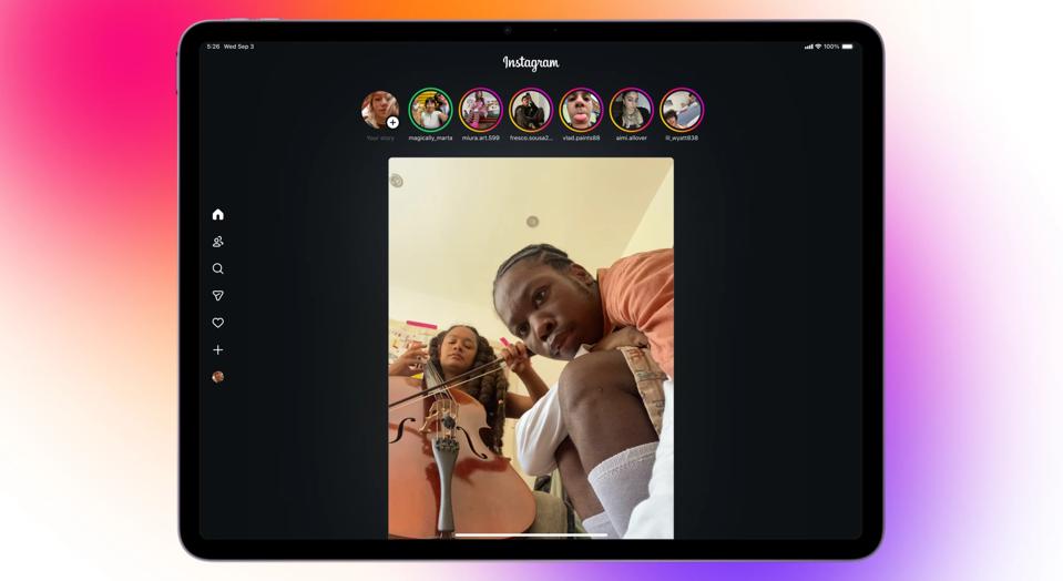 Instagram for iPad.
